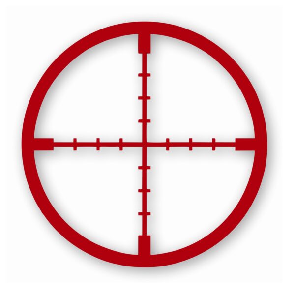 Crosshair Scope - Vinyl Decal Sticker - CHOOSE Size & Color