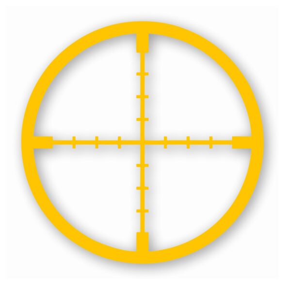 Crosshair Scope - Vinyl Decal Sticker - CHOOSE Size & Color