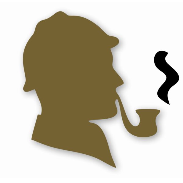 Sherlock Holmes - Vinyl Decal Sticker - CHOOSE Size & Color