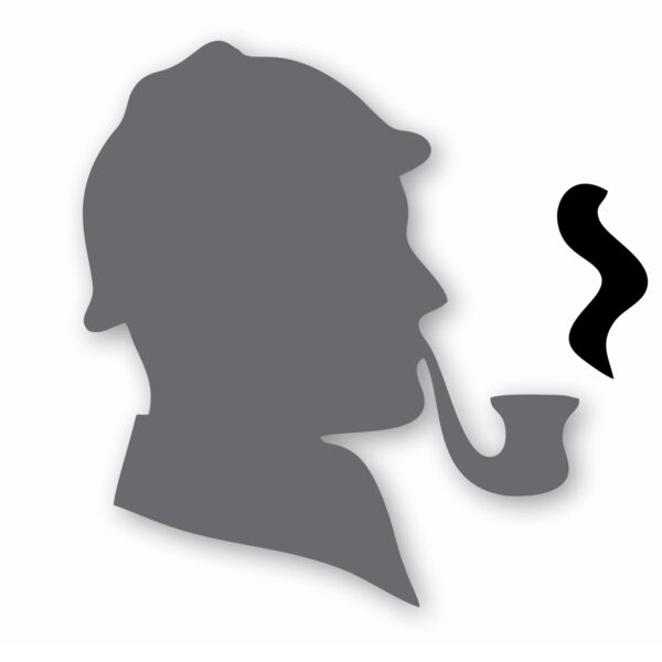 Sherlock Holmes - Vinyl Decal Sticker - CHOOSE Size & Color