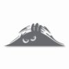 Monster Eye Peeper Scary Trunk - Vinyl Decal Sticker - CHOOSE Size & Color