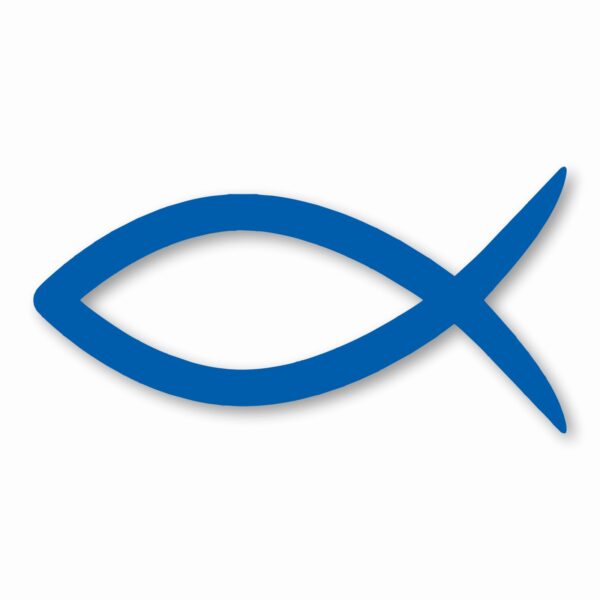 Ichthys Jesus Fish Christ Religious - Vinyl Decal Sticker - CHOOSE Size & Color