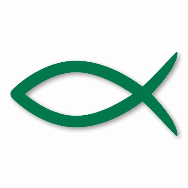 Ichthys Jesus Fish Christ Religious - Vinyl Decal Sticker - CHOOSE Size & Color