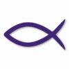 Ichthys Jesus Fish Christ Religious - Vinyl Decal Sticker - CHOOSE Size & Color