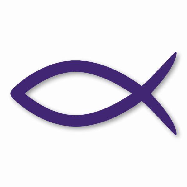 Ichthys Jesus Fish Christ Religious - Vinyl Decal Sticker - CHOOSE Size & Color