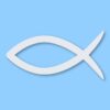 Ichthys Jesus Fish Christ Religious - Vinyl Decal Sticker - CHOOSE Size & Color