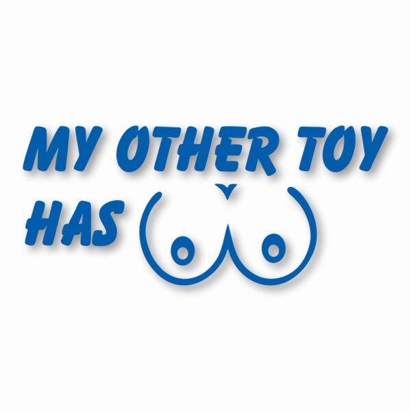 My Other Toy Has Boobs - Vinyl Decal Sticker - CHOOSE Size & Color