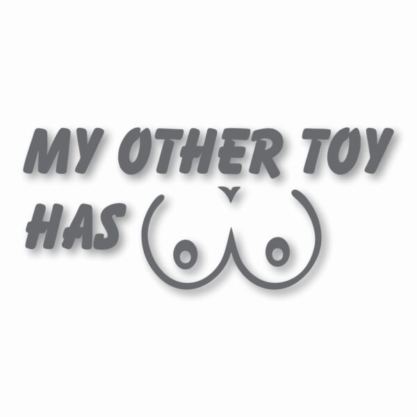 My Other Toy Has Boobs - Vinyl Decal Sticker - CHOOSE Size & Color