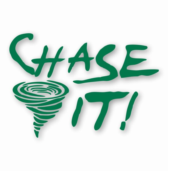 Chase It! Twister Tornado Storm Chaser- Vinyl Decal Sticker- CHOOSE Size & Color