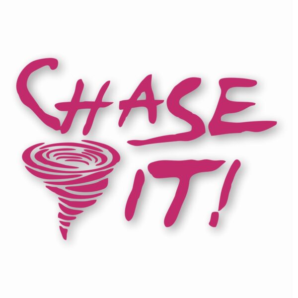 Chase It! Twister Tornado Storm Chaser- Vinyl Decal Sticker- CHOOSE Size & Color