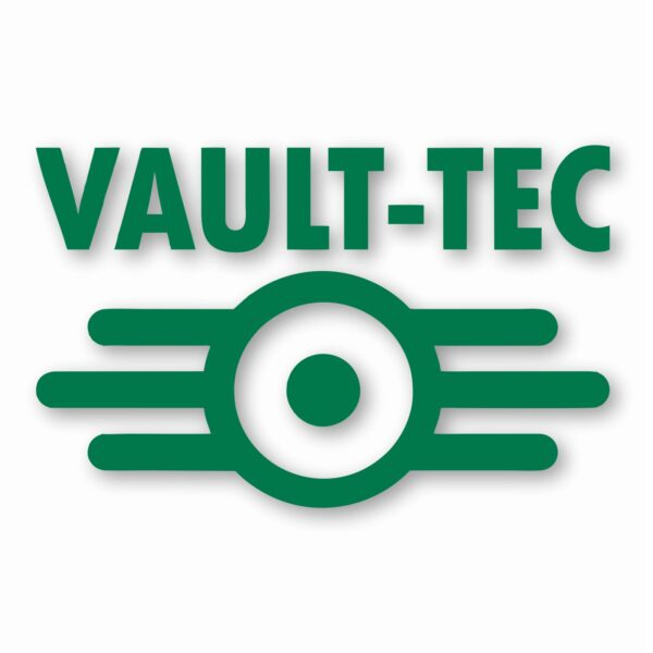 Vault-Tec Logo from Fallout - Vinyl Decal Sticker - CHOOSE Size & Color