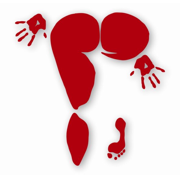 Butt Girl Pressed Booty - Vinyl Decal Sticker - CHOOSE Size & Color