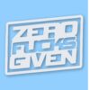 ZERO F**KS Given - Vinyl Decal Sticker - CHOOSE Size & Color