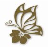 Butterfly On Flower - Vinyl Decal Sticker - CHOOSE Size & Color