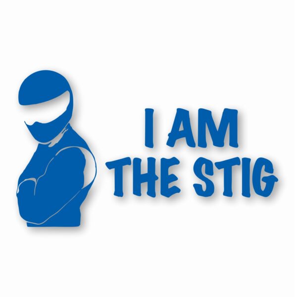 I Am The Stig Racing Racer Car Auto - Vinyl Decal Sticker - CHOOSE Size & Color
