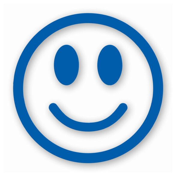 Smiley Face Happy Smile - Vinyl Decal Sticker - CHOOSE Size & Color