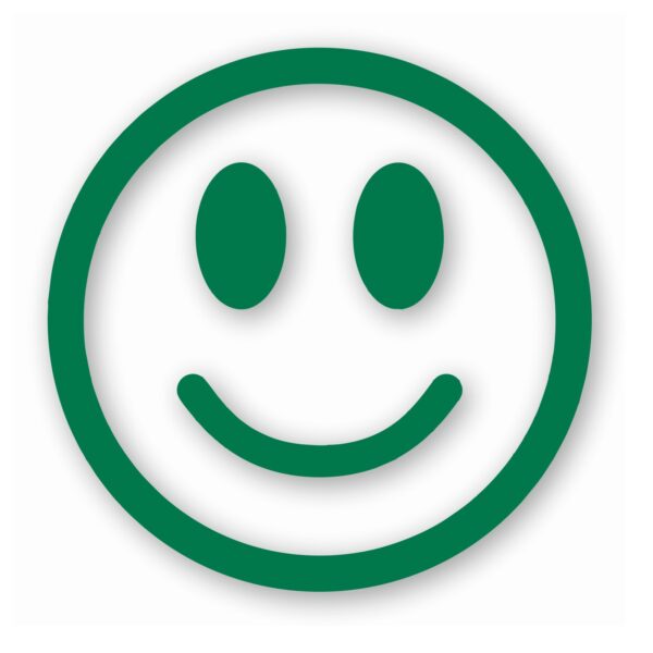 Smiley Face Happy Smile - Vinyl Decal Sticker - CHOOSE Size & Color