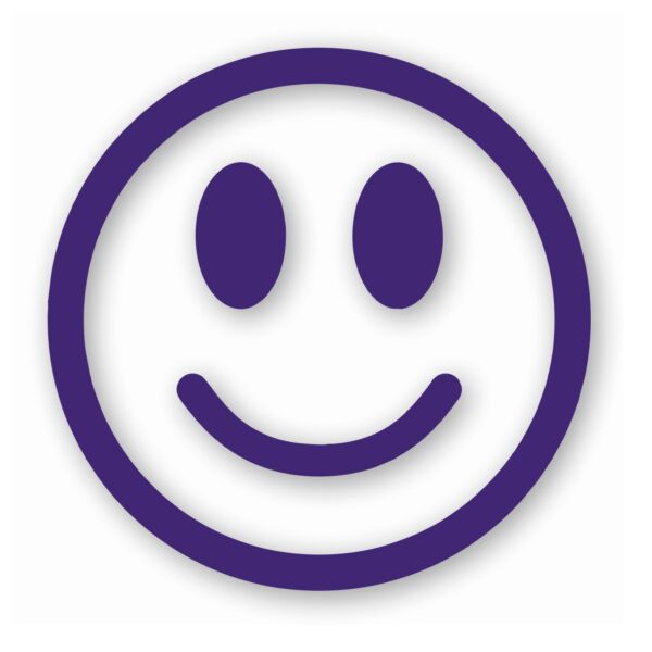Smiley Face Happy Smile - Vinyl Decal Sticker - CHOOSE Size & Color