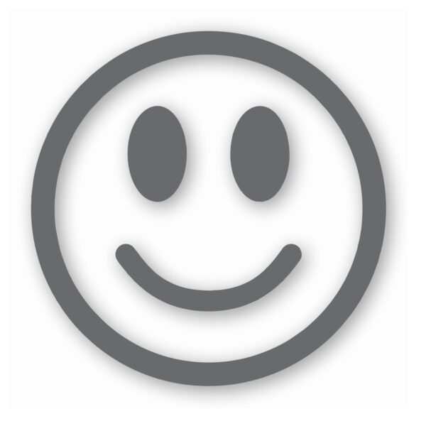 Smiley Face Happy Smile - Vinyl Decal Sticker - CHOOSE Size & Color