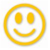 Smiley Face Happy Smile - Vinyl Decal Sticker - CHOOSE Size & Color