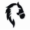 Horse Cowgirl Western Pony - Vinyl Decal Sticker - CHOOSE Size & Color