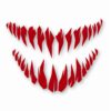 Monster Smile Teeth  - Vinyl Decal Sticker - CHOOSE Size & Color