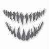 Monster Smile Teeth  - Vinyl Decal Sticker - CHOOSE Size & Color