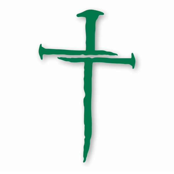 Nail Cross Jesus Christ Christian - Vinyl Decal Sticker - CHOOSE Size & Color