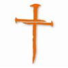 Nail Cross Jesus Christ Christian - Vinyl Decal Sticker - CHOOSE Size & Color