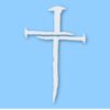 Nail Cross Jesus Christ Christian - Vinyl Decal Sticker - CHOOSE Size & Color