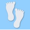Sensory Path Durable Barefoot - Vinyl Decal Sticker - CHOOSE Size & Color