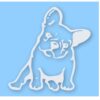French Bulldog - Vinyl Decal Sticker - CHOOSE Size & Color