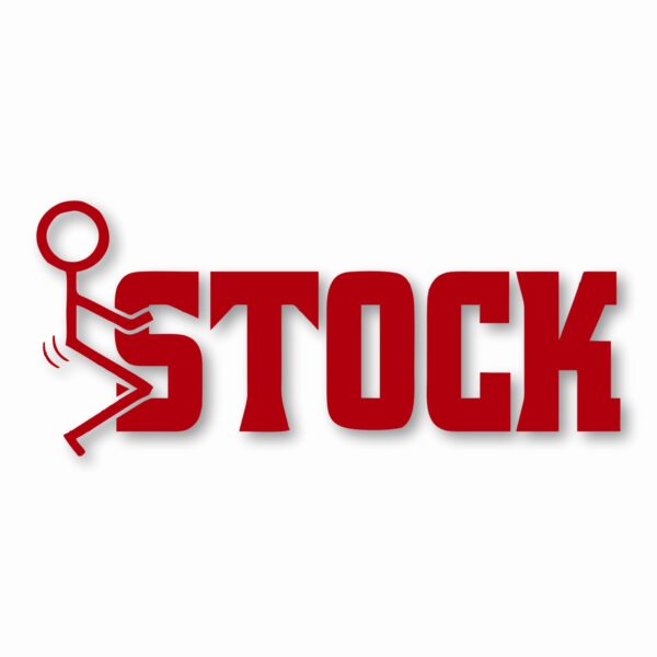 F*CK Screw Stock - Vinyl Decal Sticker - CHOOSE Size & Color
