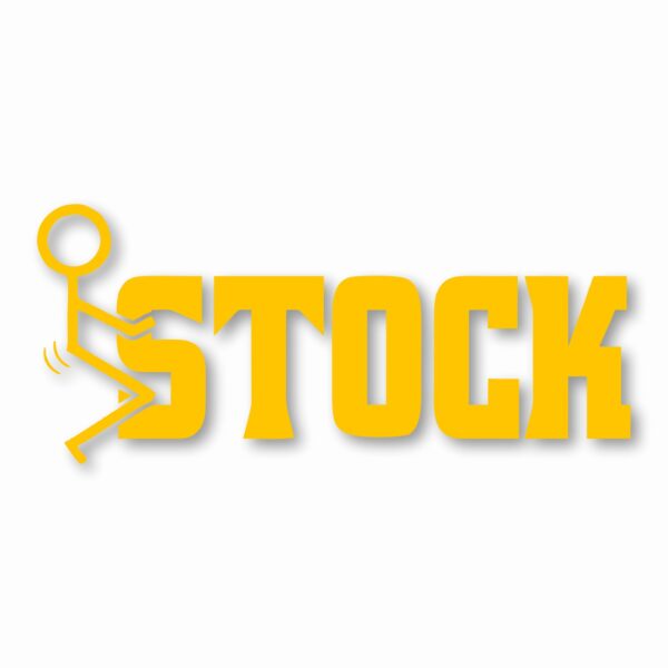 F*CK Screw Stock - Vinyl Decal Sticker - CHOOSE Size & Color