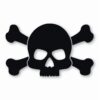 Skull and Crossbones - Vinyl Decal Sticker - CHOOSE Size & Color