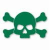 Skull and Crossbones - Vinyl Decal Sticker - CHOOSE Size & Color