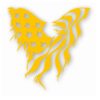 American Flag Eagle U.S.A. Patriotic - Vinyl Decal Sticker - CHOOSE Size & Color