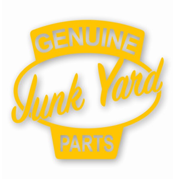 Genuine Junk Yard Parts - Vinyl Decal Sticker - CHOOSE Size & Color