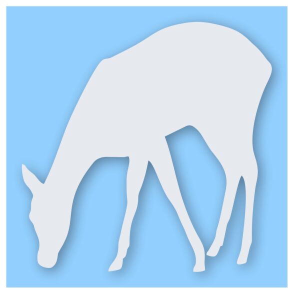 Deer Doe Fawn - Vinyl Decal Sticker - CHOOSE Size & Color