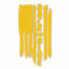 1118-Yellow.jpg American Flag Back The Blue 2 - Vinyl Decal Sticker - CHOOSE Size & Color