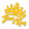 JESUS IS KING - Vinyl Decal Sticker - CHOOSE Size & Color
