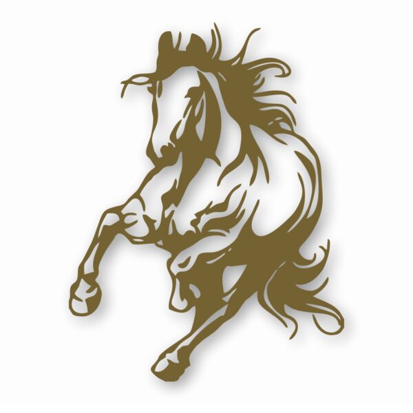 Horse Running Wild Horses Detailed - Vinyl Decal Sticker - CHOOSE Size & Color