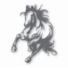 Horse Running Wild Horses Detailed - Vinyl Decal Sticker - CHOOSE Size & Color