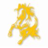 Horse Running Wild Horses Detailed - Vinyl Decal Sticker - CHOOSE Size & Color