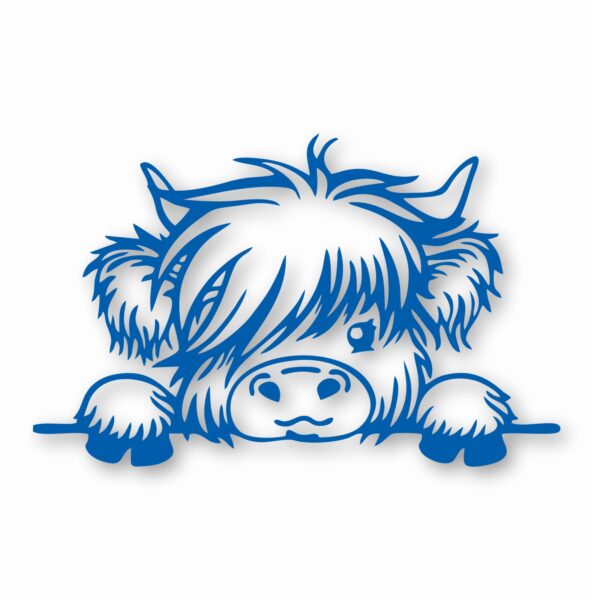 ADORABLE BABY HIGHLAND COW - Vinyl Decal Sticker - CHOOSE Size & Color