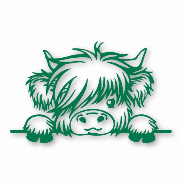 ADORABLE BABY HIGHLAND COW - Vinyl Decal Sticker - CHOOSE Size & Color