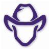 Cowboy Head Hat Western - Vinyl Decal Sticker - CHOOSE Size & Color