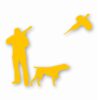 Hunting Bird Dog - Vinyl Decal Sticker - CHOOSE Size & Color