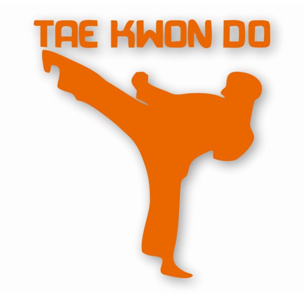Tae Kwon Do Taekwondo Martial Arts - Vinyl Decal Sticker - CHOOSE Size & Color