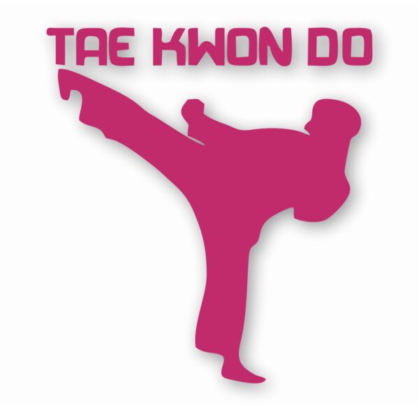 Tae Kwon Do Taekwondo Martial Arts - Vinyl Decal Sticker - CHOOSE Size & Color